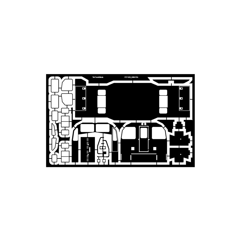 Photo-etched: Cabin of RENFE 310.