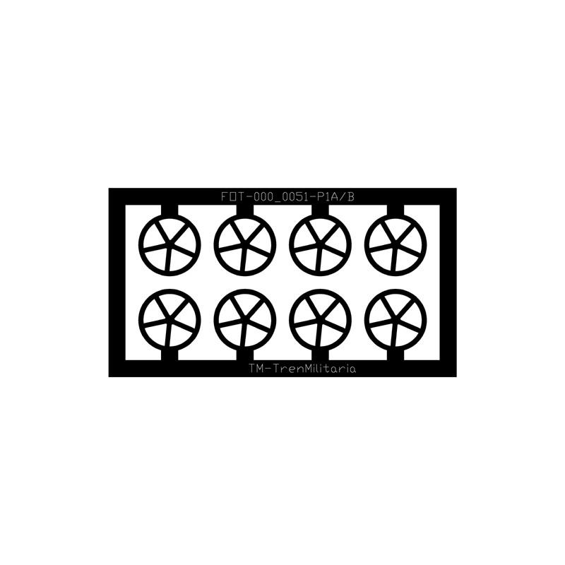 Volantes de freno (x8).