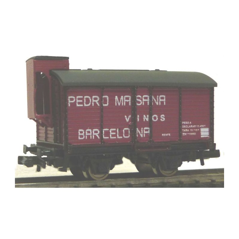 Vagón "foudre" Pedro Masana Vinos. KTRAIN 1705B