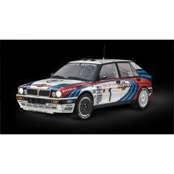 Lancia Delta HF Integrale 16v. Martini Racing, Rally di Montecarlo 1990.