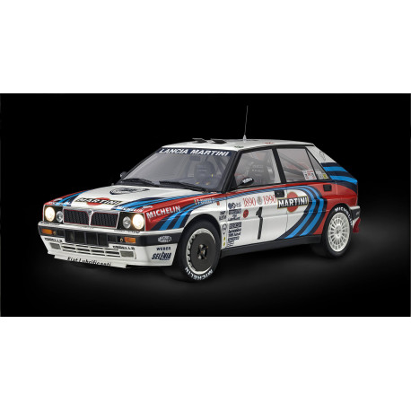 Lancia Delta HF Integrale 16v. Martini Racing, Rallye Monte-Carlo 1990.