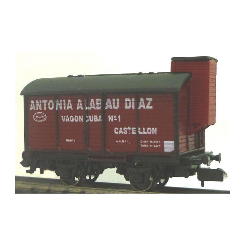 Vagón "foudre" Antonia Alabau Diaz. KTRAIN 1705C