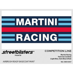 Martini Racing paint set (3x30ml).