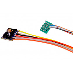 Décodeur de fonction micro DCC LokPilot Fx, NEM652.