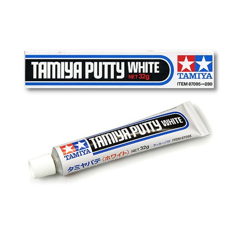 White-colored putty. TAMIYA 87095