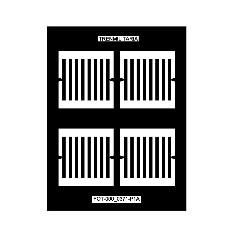 Portones deslizantes furgón D8-8100, RENFE.