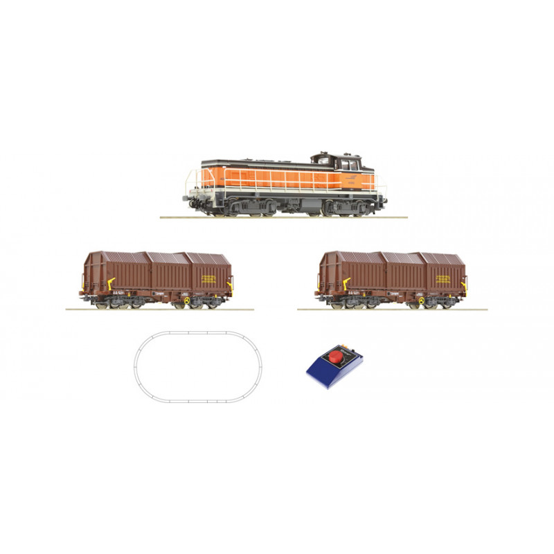 Analogue starter set diesel locomotive, SNCF. Analogue starter set diesel locomotive, SNCF.