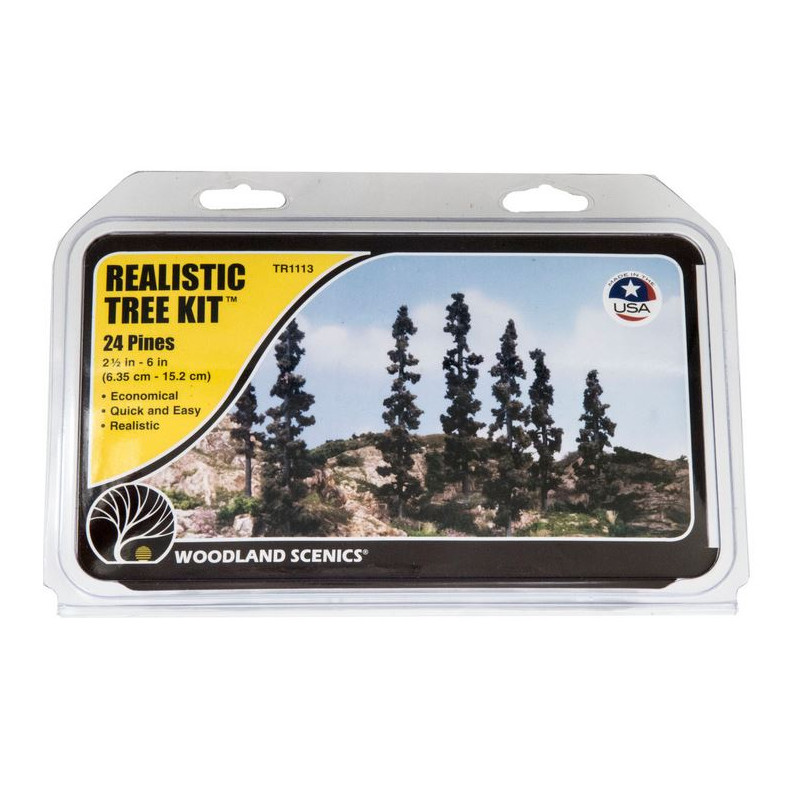 Set per la creazione di alberi, verde medio.