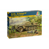 Sd.Kfz. 10 DEMAG D7 with German Paratroops.