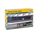 Caja de trailer de lona.