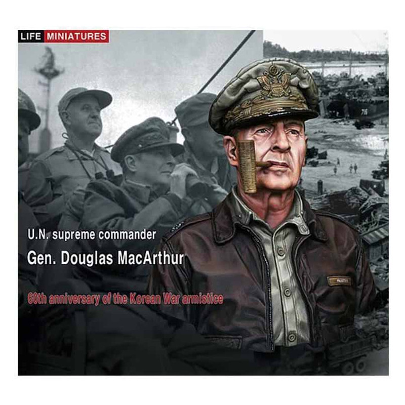 Comandante supremo de la ONU, general Douglas MacArthur.