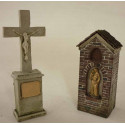 Roadside shrines.