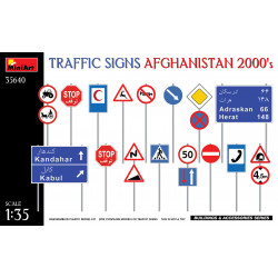 Panneaux routiers afghans.