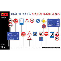 Traffic signs. Afghanistan.