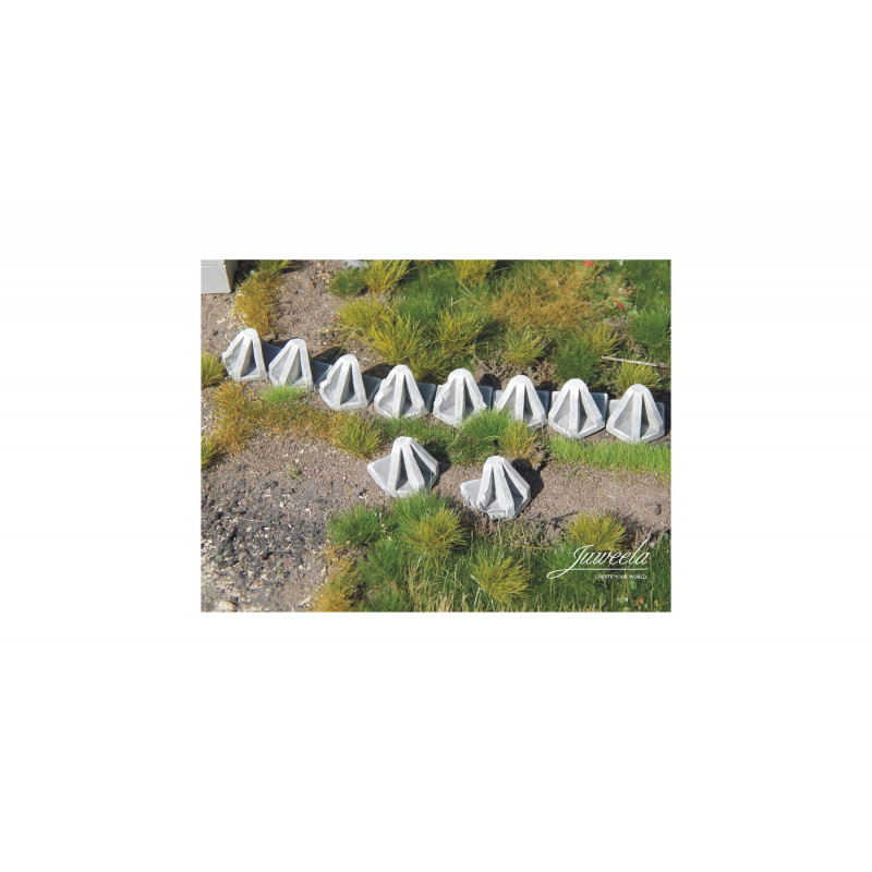 Obstáculos antitanque.