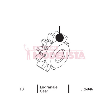 Gear for RENFE locomotive series 353/354.