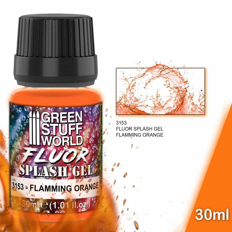 Gel salpicaduras- naranja flúor (30 ml). Gel salpicaduras- naranja flúor (30 ml).