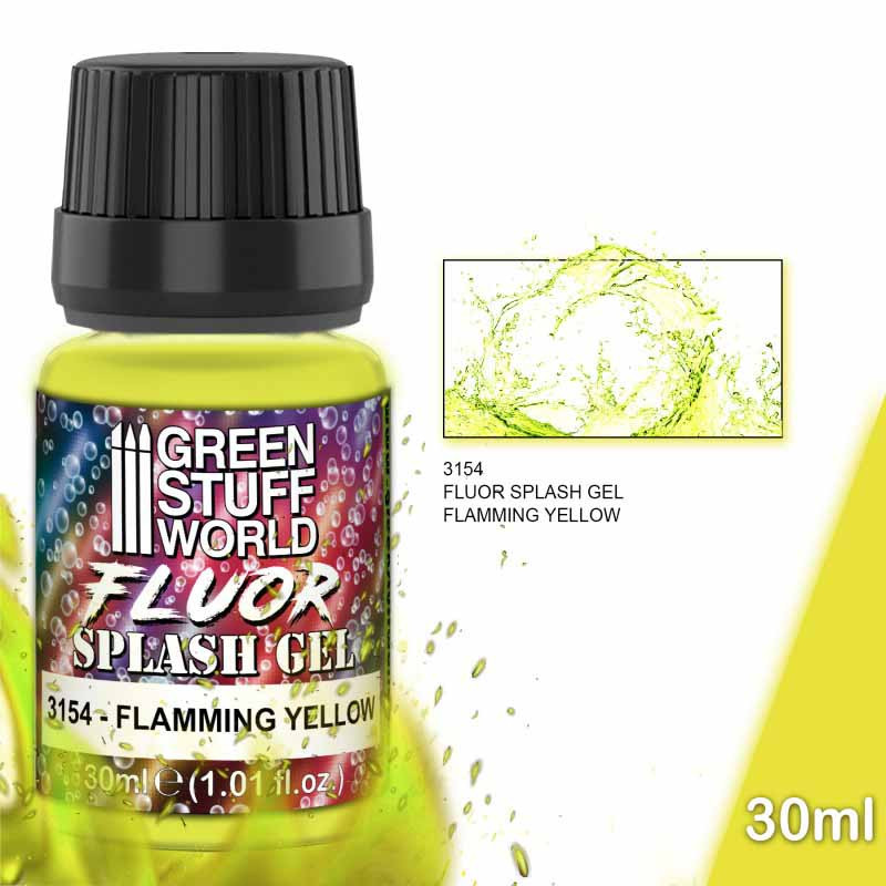 Gel salpicaduras- amarillo flúor (30 ml). Gel salpicaduras- amarillo flúor (30 ml).