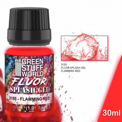 Gel d’éclaboussures - fluorure rouge (30 ml).