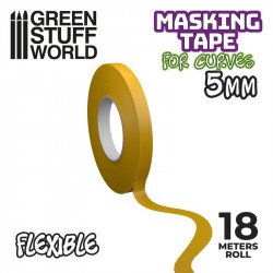 Flexible masking tape - 5 mm.
