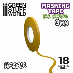 Flexible masking tape - 3 mm.