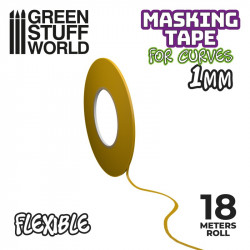 Ruban de masquage flexible - 1 mm.