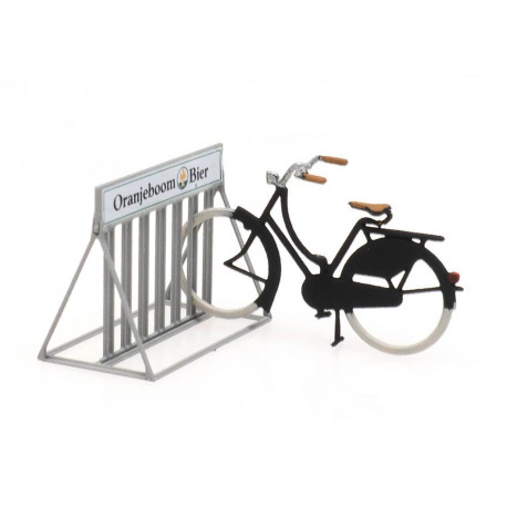 Bicycle rack.