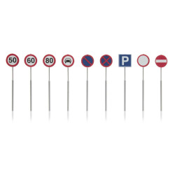 Dutch traffic road signs.