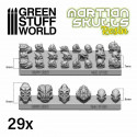 Alien skulls Resin Set.