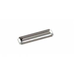Steel rail joiners.