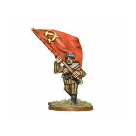 Soviet standard bearer.