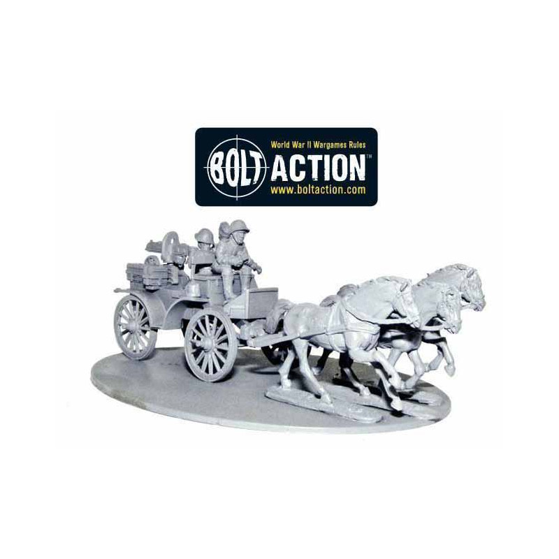 Vagón MMG Tachanka soviético. Bolt Action.