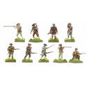 Colonial Militia Men. Black Powder.