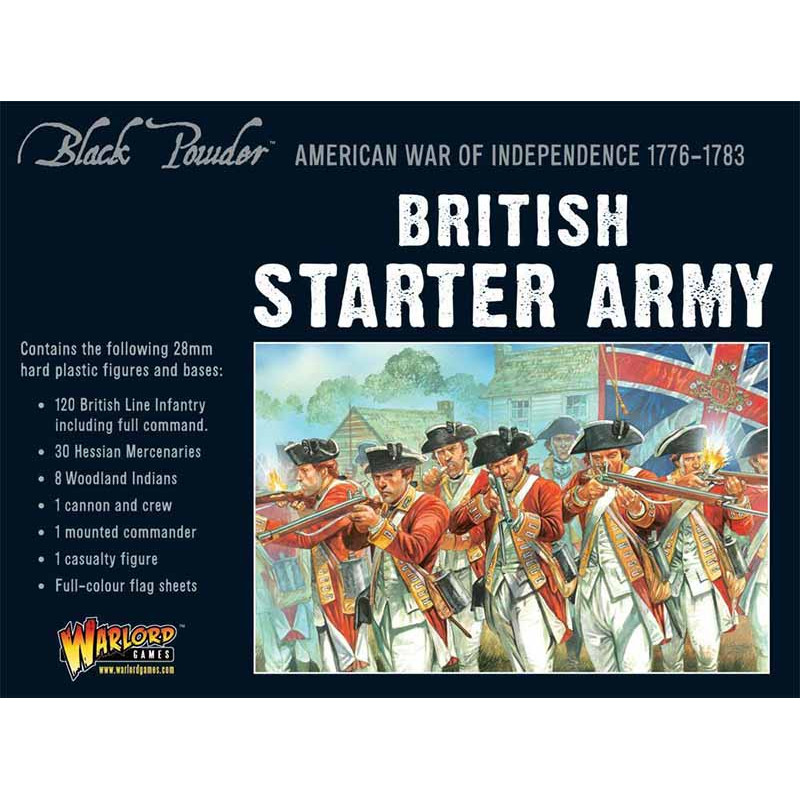 American War of Independence British Army starter set. Black Powder. American War of Independence British Army starter set. Black Powder.