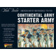 Starter set del Ejército Continental de la Guerra de Independencia de los EEUU.