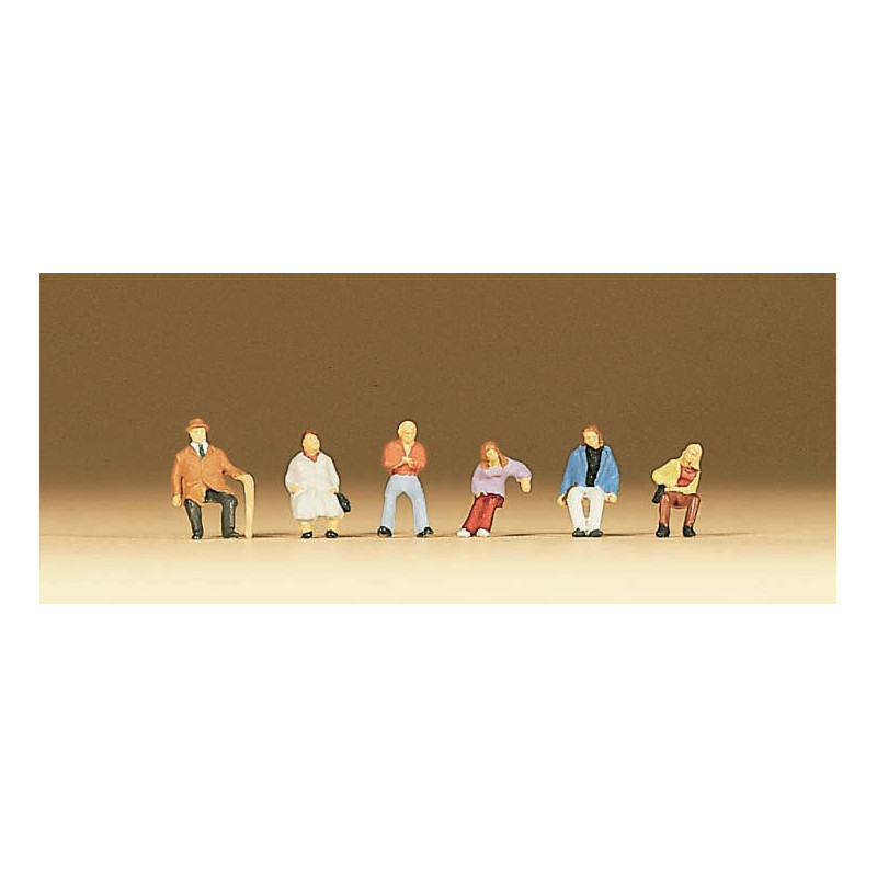 Seated persons. Seated persons.