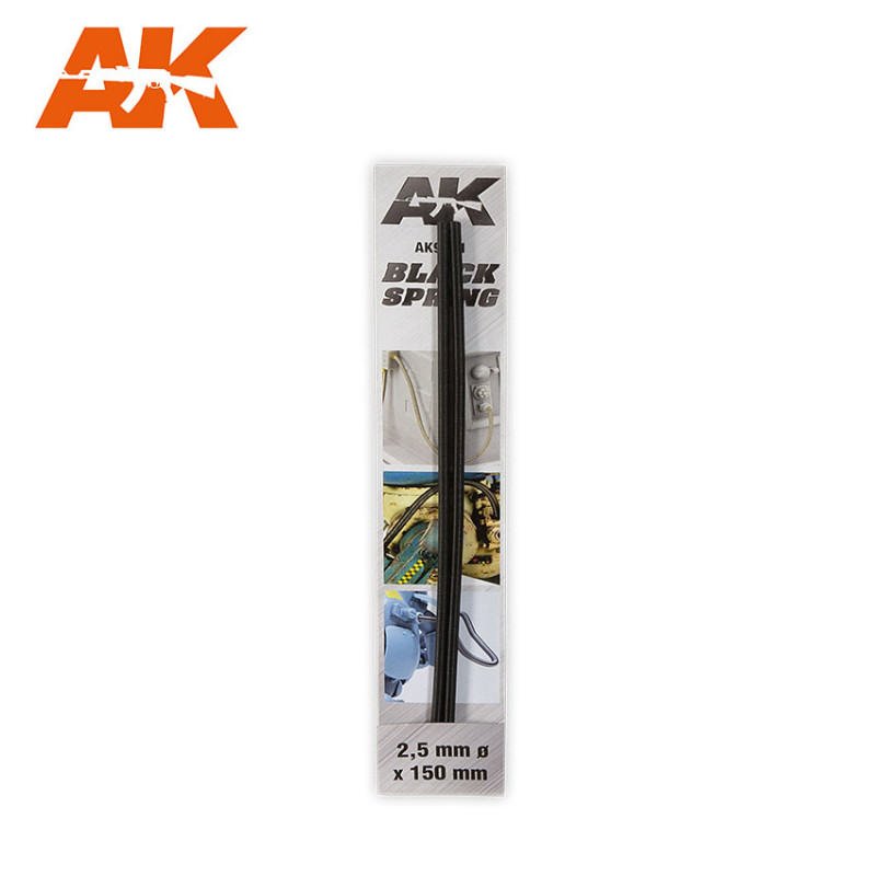 Black spring 2.5mm (x2). Black spring 2.5mm (x2).