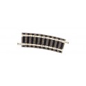 Curved track. R1, 15 deg. FLEISCHMANN 9122