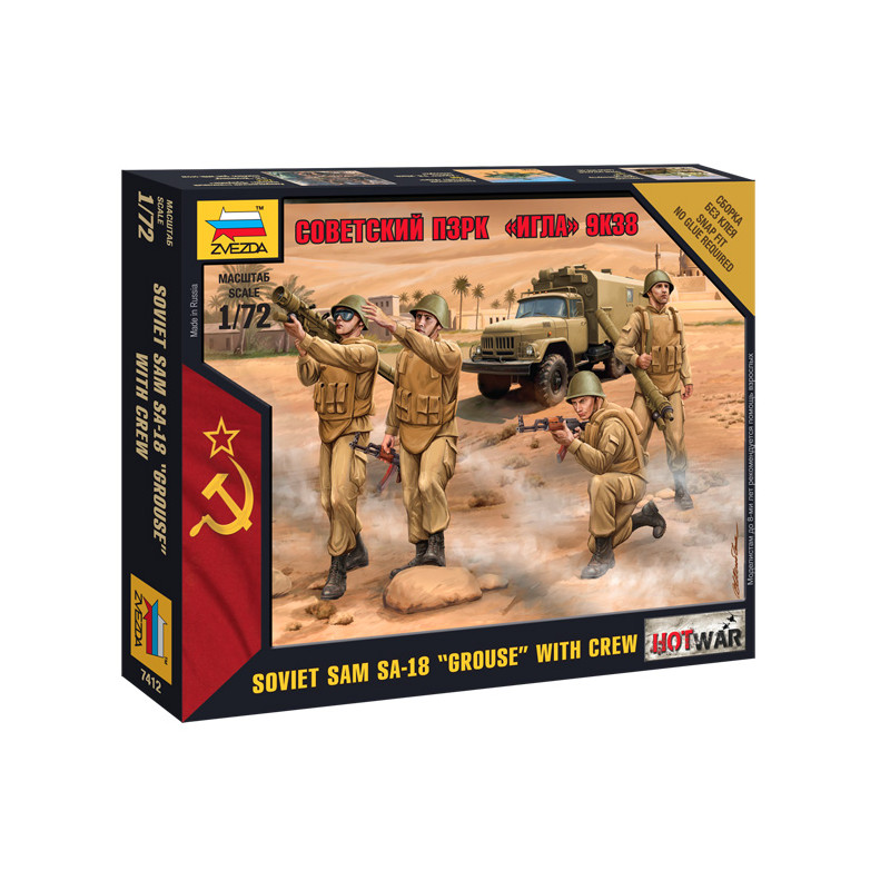 SAM SA-18 Grouse soviético.