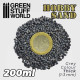 Thick hobby sand. Dark grey. 200ml.