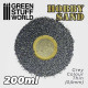 Thin hobby sand. Dark grey. 200ml.