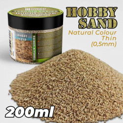 Thin hobby sand. Natural. 200ml.