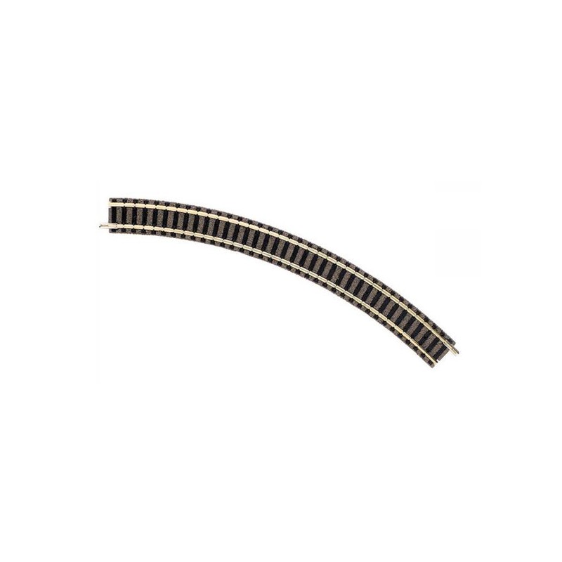 Vía curva R2, 45 grados. FLEISCHMANN 9125 Vía curva R2, 45 grados. FLEISCHMANN 9125