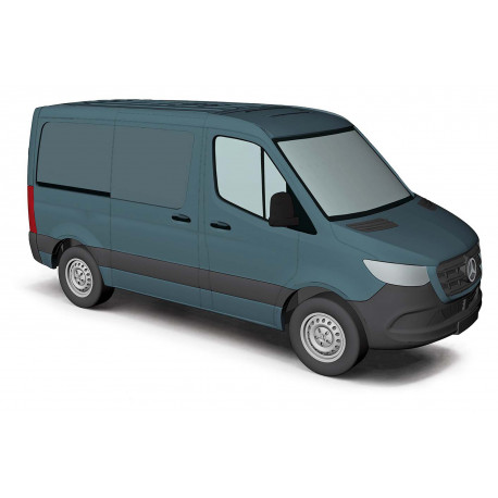 Mercedes Sprinter, gray.