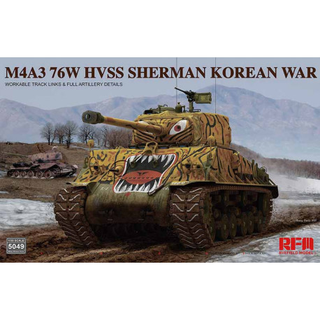 M4A3 76W HVSS Sherman Korean war.