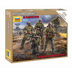 Les Marines américains pendant la Seconde Guerre mondiale.