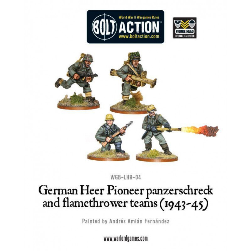 Equipo panzerschreck y lanzallamas. Bolt Action. Equipo panzerschreck y lanzallamas. Bolt Action.
