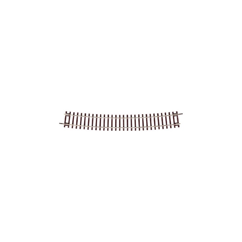 Vía curva R9 826 mm. 30 grados. ROCO 42427