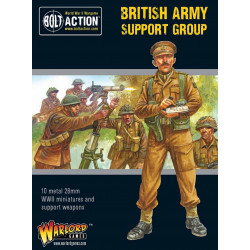 British Army support group. Bolt Action.