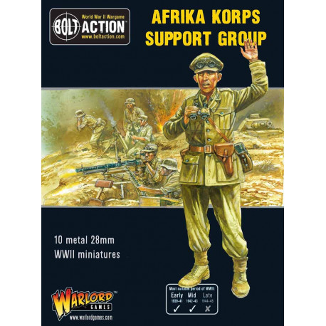 Afrika Korps support group. Bolt Action.